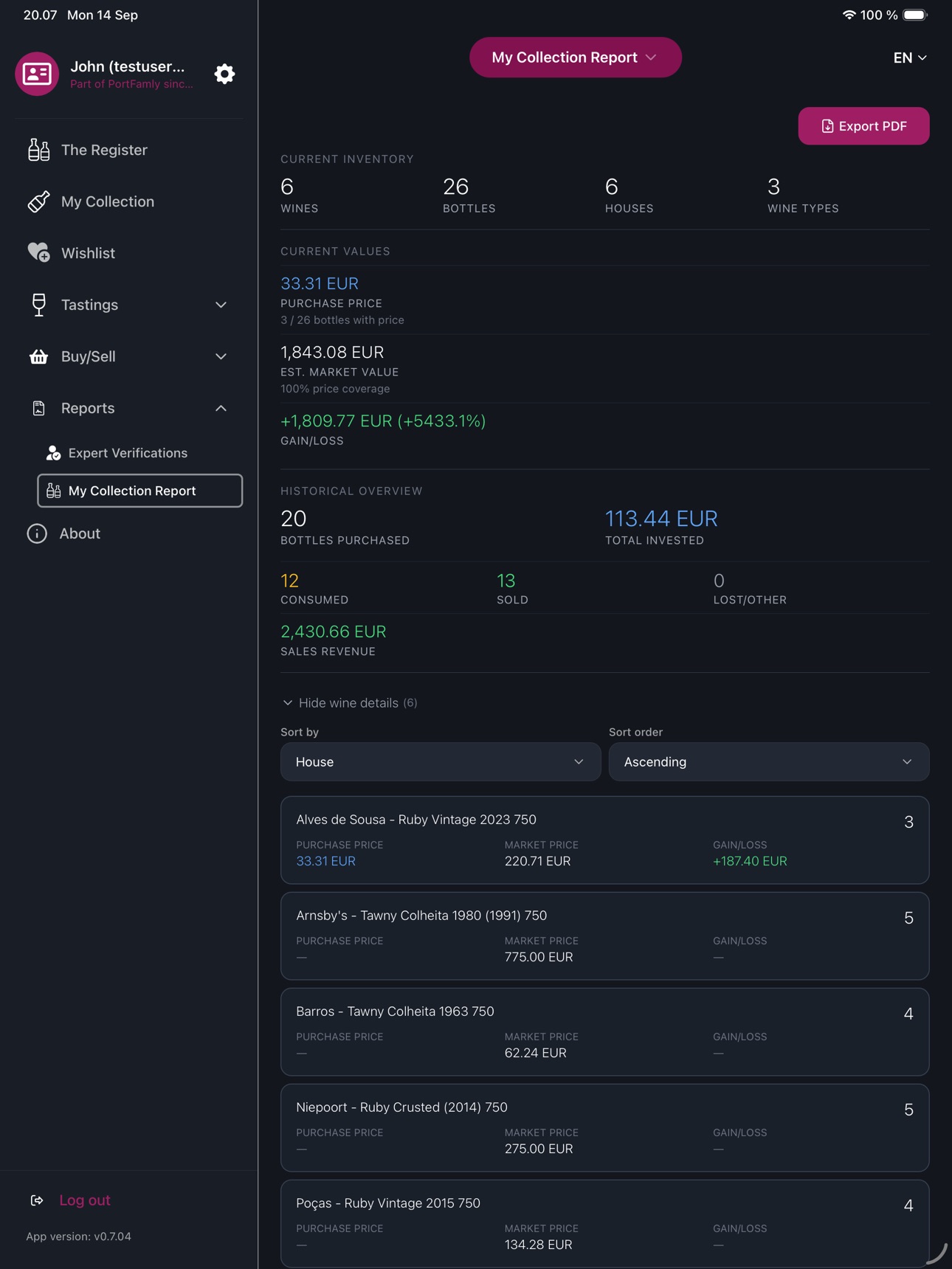 Screenshot 8 of PortFamly