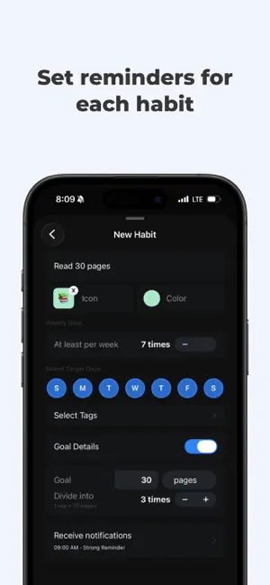 Weekly: Weekly Habit Tracker screenshot 4