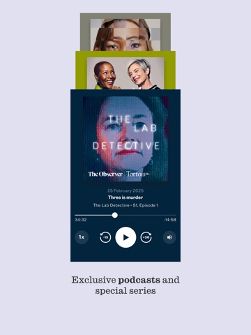 The Observer: News & podcasts iPad screenshot