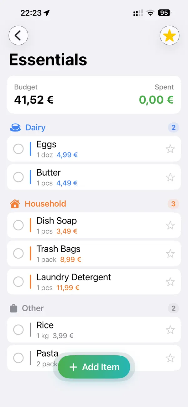 #6. Chroma Shop List (iOS) Av: Gianfranco Antenucci