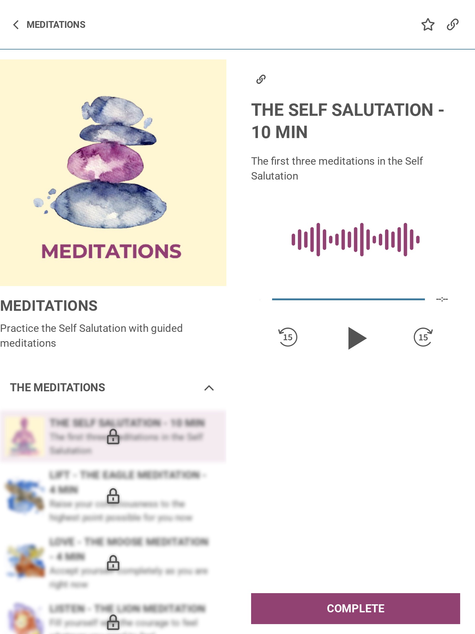 Self Salutation screenshot 2