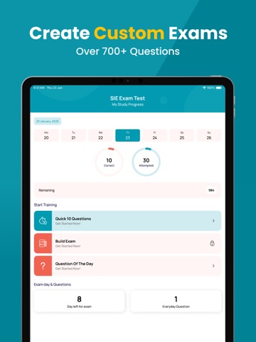 SIE Practice Test iPad screenshot