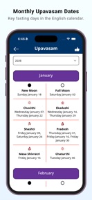 2026 Calendar App screenshot
