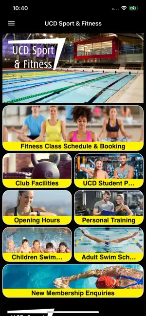 UCD Sport & Fitness screenshot 1