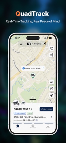 QuadTrack: Global GPS Tracker Screenshot 1 of 5