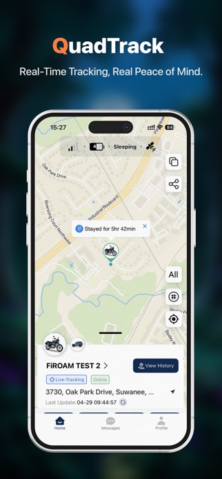 QuadTrack: Global GPS Tracker Screenshot 1 of 5