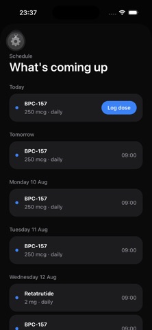 Biohack Peptide Tracker Screenshot 6 of 7