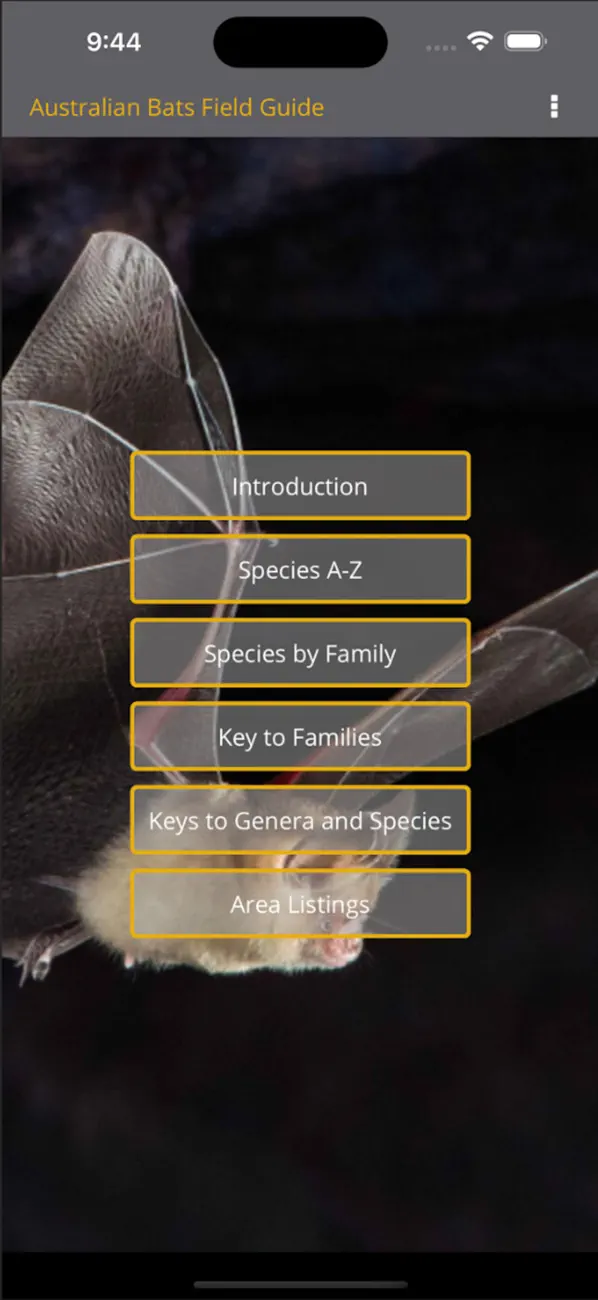 Screenshot #1 pour Field Guide to Australian Bats