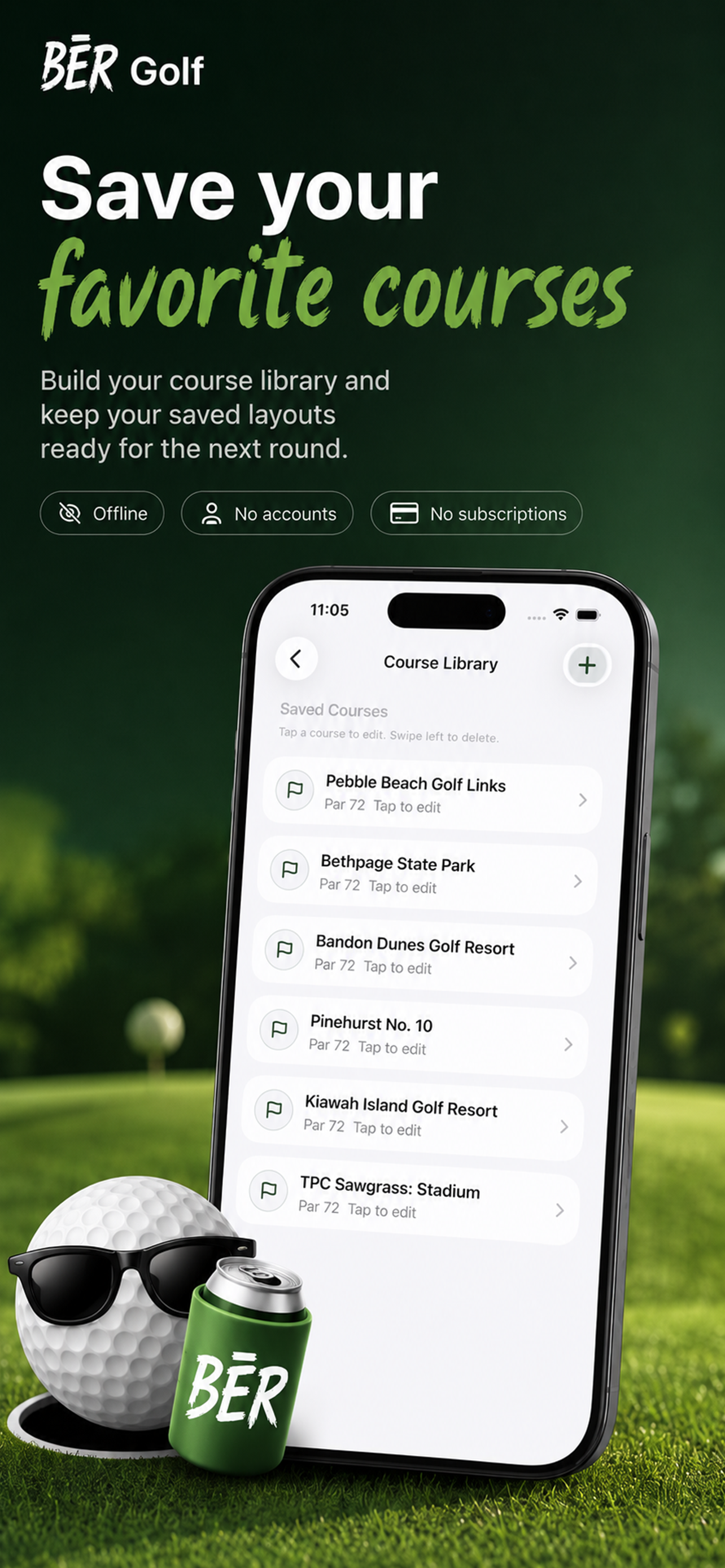 BĒR Golf: Weekend Scorecard screenshot 6