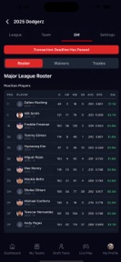 SimLeague Baseball screenshot