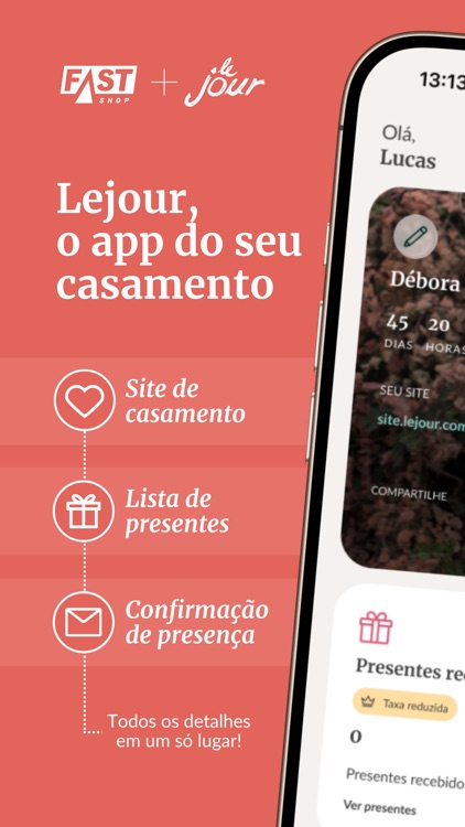 Lejour | Lista de Casamento