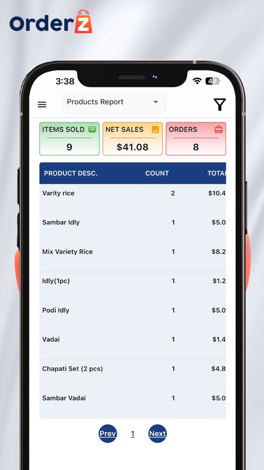 #5. OrderZ (iOS) 게시자: Zaroid Pte Ltd