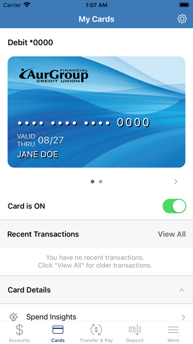 AurGroup CU Screenshot