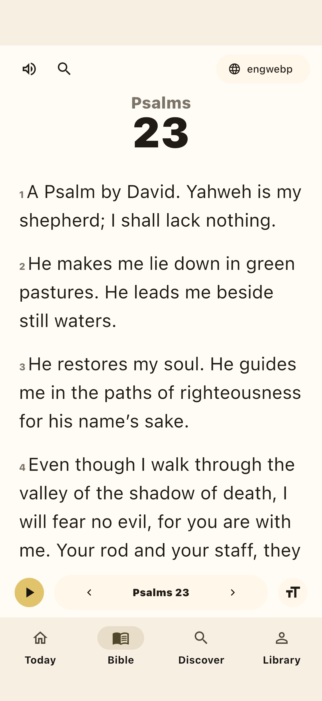 Screenshot 4 of Modern Bible App