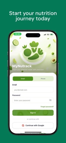 MyNutrack Screenshot 2 of 10