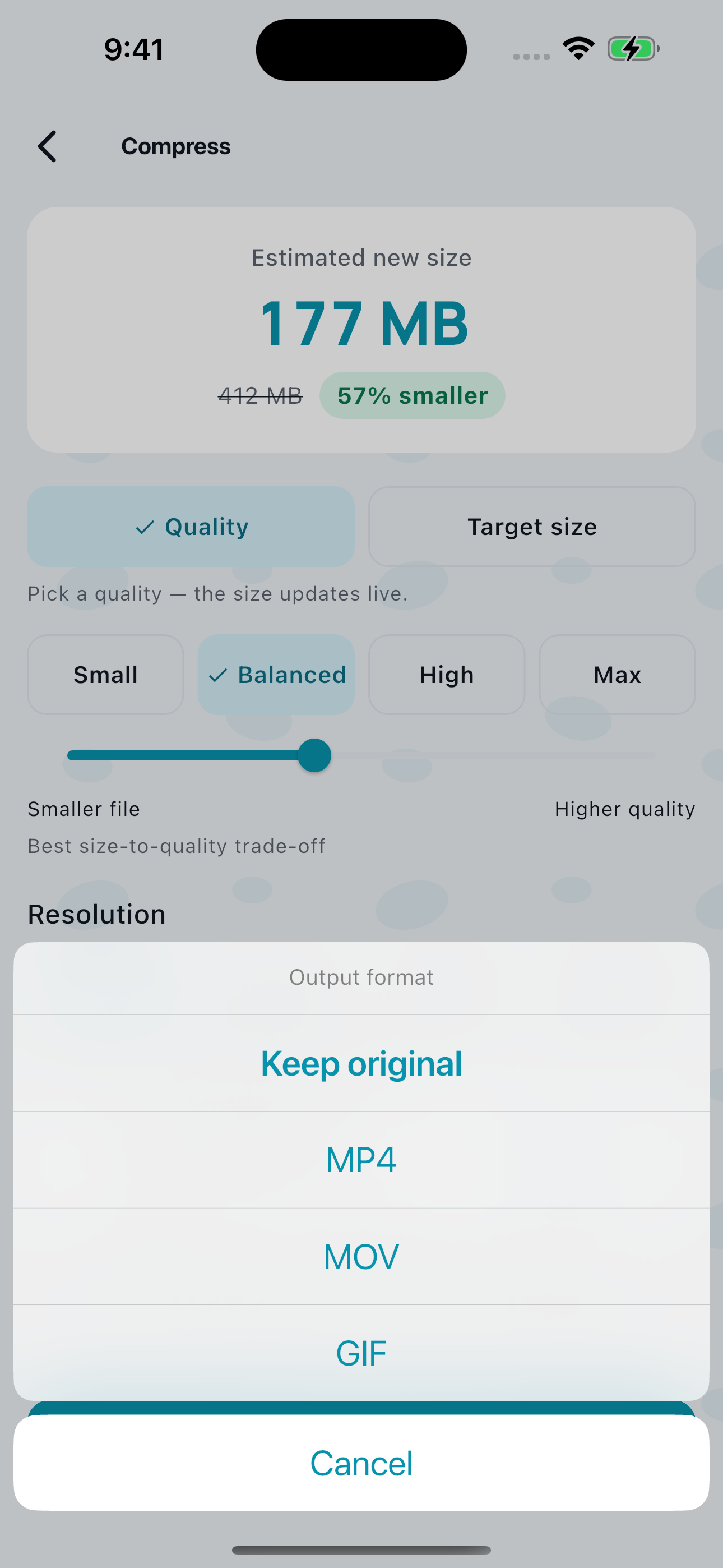 Squish: Video Compressor screenshot 7
