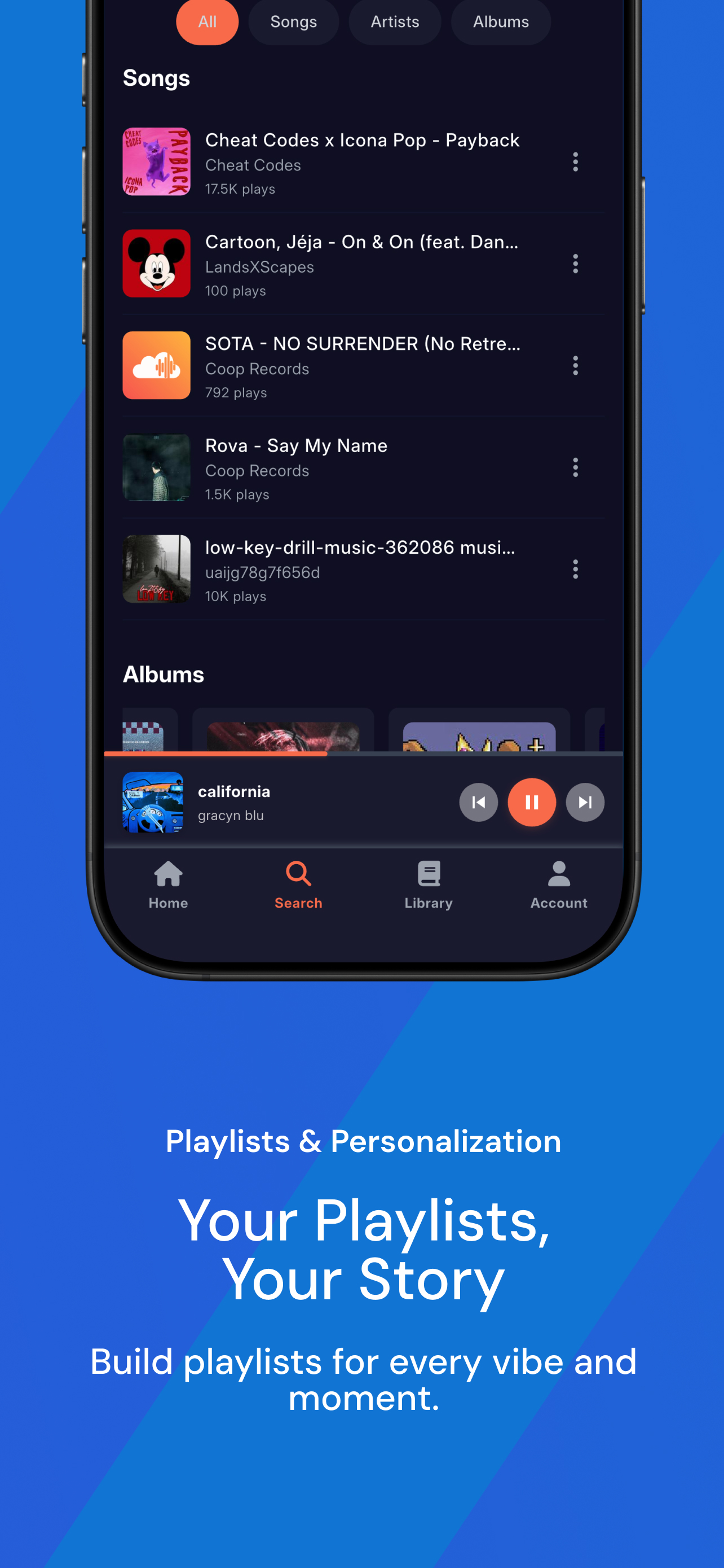 Audibeat – Music & Playlists screenshot 6
