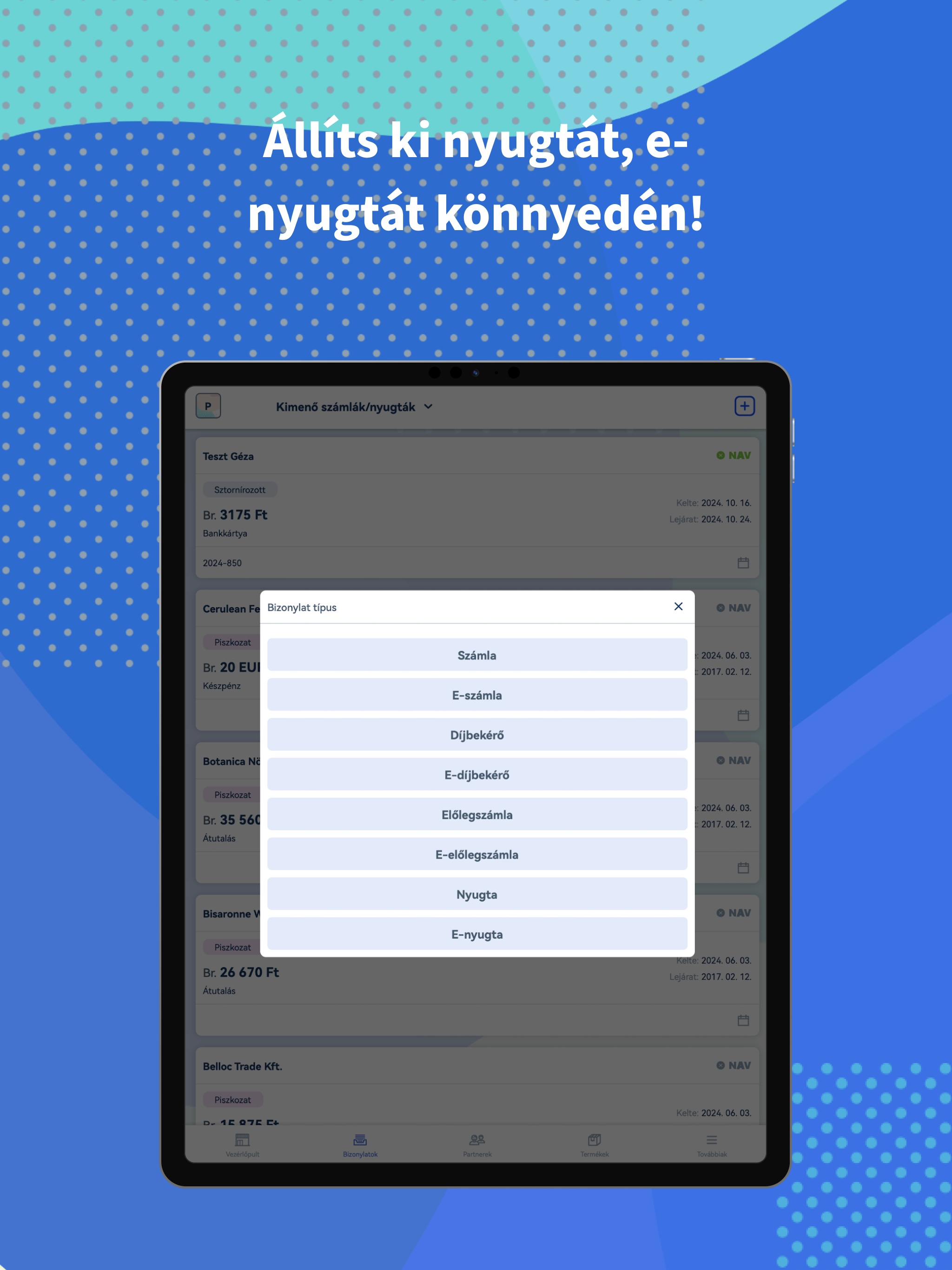 Billingo - Online számlázó screenshot 13
