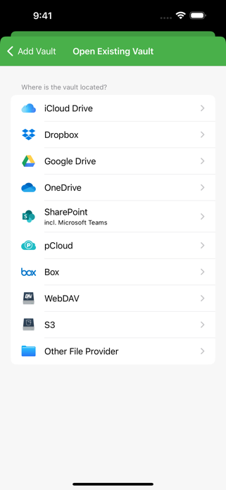 Cryptomator: Protect Privacy Screenshot 3 of 7