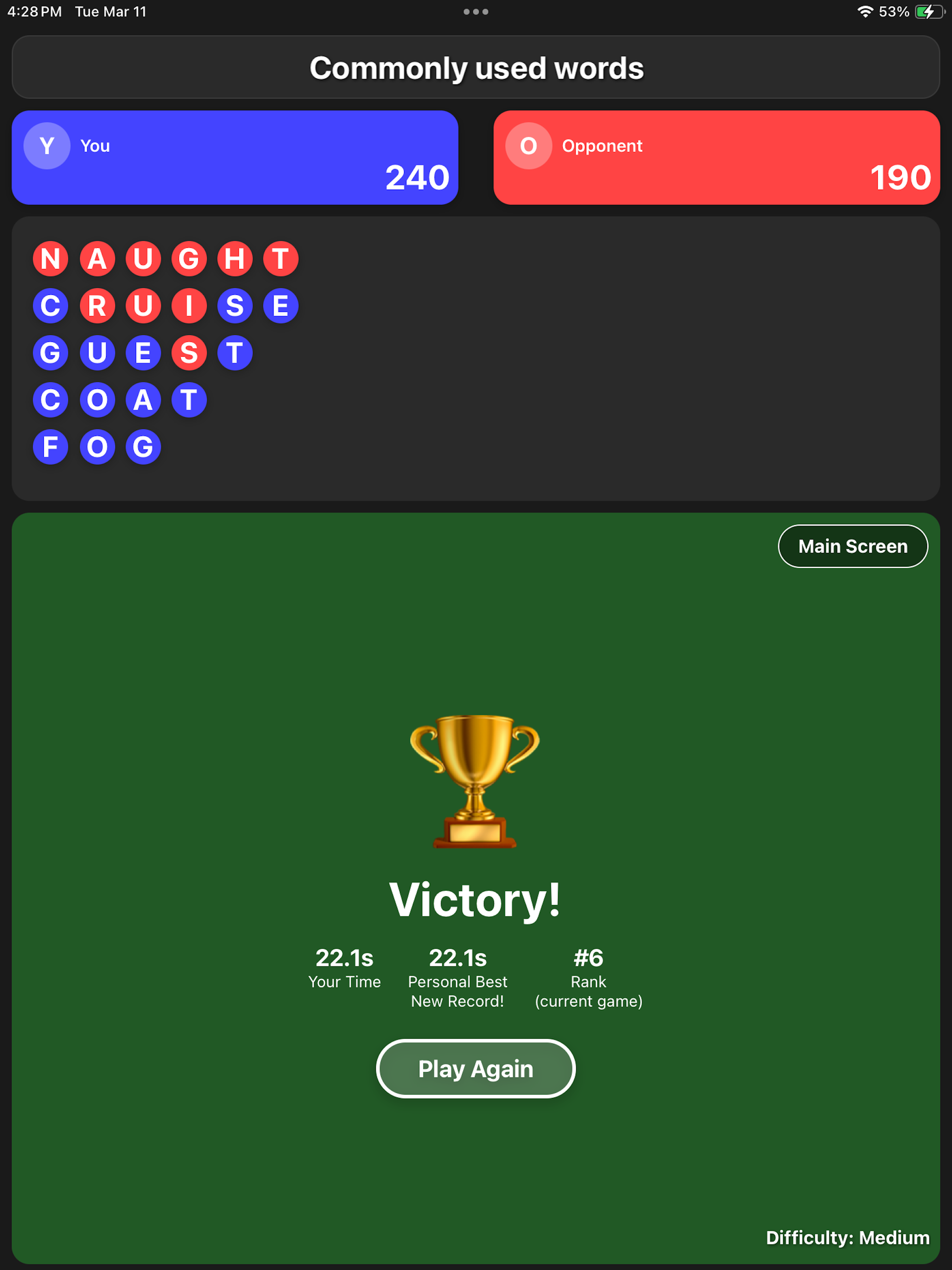 Word Blitzen screenshot 11