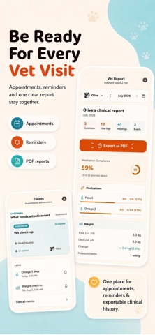 Fosia: Pet Health Tracker screenshot