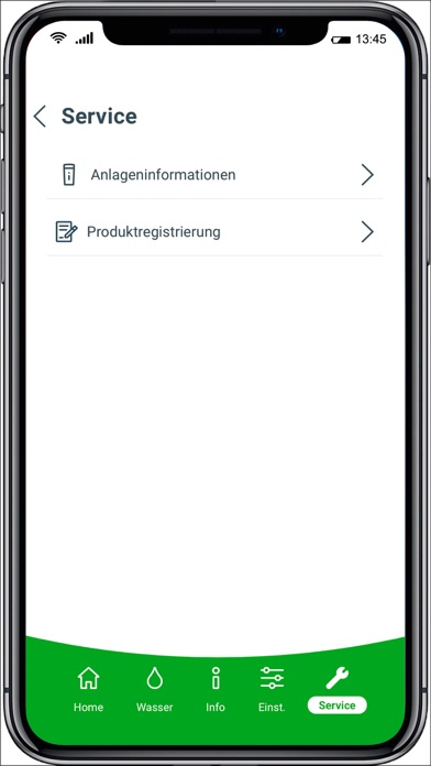 Grünbeck myProduct Screenshot
