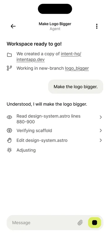 Intent Mobile screenshot 5 of 5