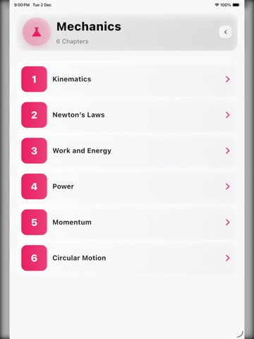 High School Physics Practice iPad screenshot