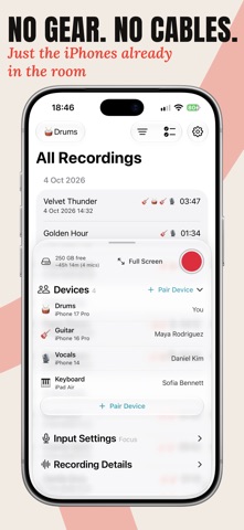 PolyMic: Multi-Phone Recorder Screenshot 2 of 8