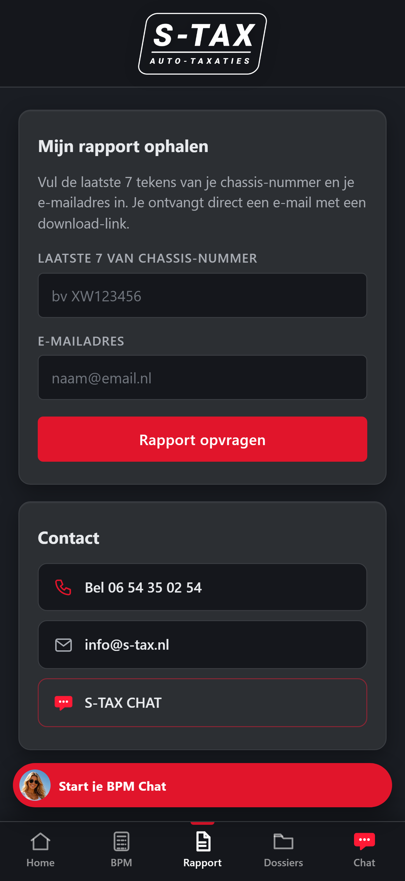 S-TAX Auto-Taxaties screenshot 5