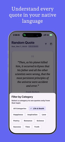 English Quote 27000 iPhone screenshot
