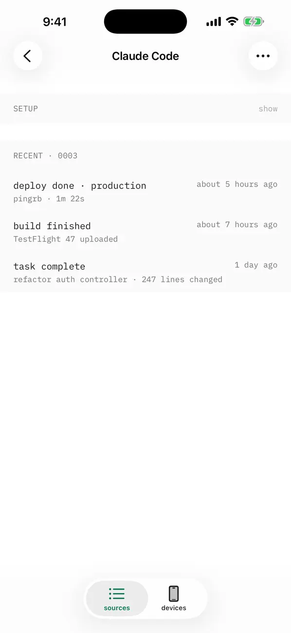 #2. pingrb (iOS) By: Joseph Masilotti