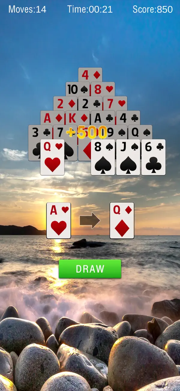 Screenshot #3 pour Solitaire Pyramide 2026