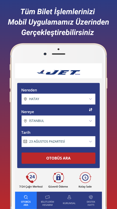 Screenshot #1 pour Jet Turizm