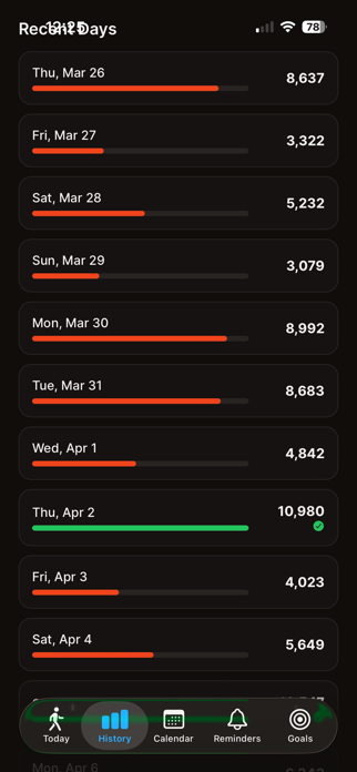 Step Alert Screenshot 8 of 8