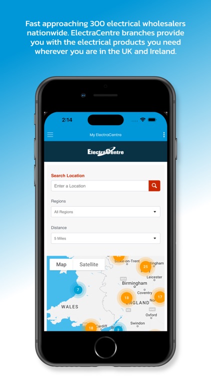 ElectraCentre Branch Locator