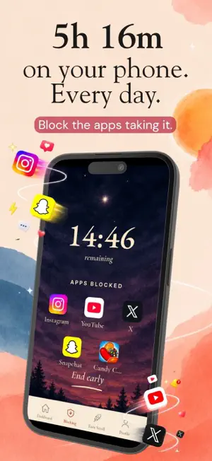 FreeInFive Screen Time Control screenshot 1