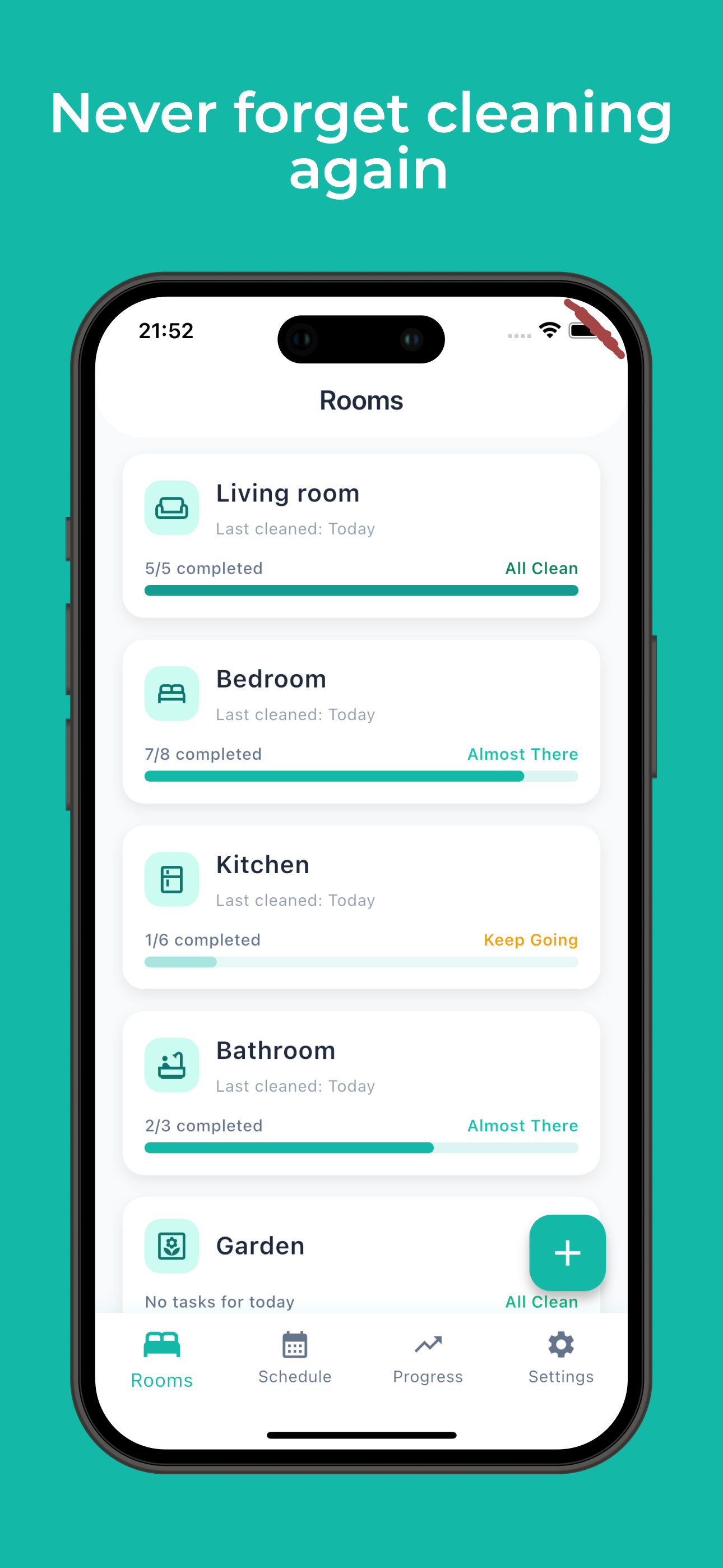 Natty: House Cleaning Schedule