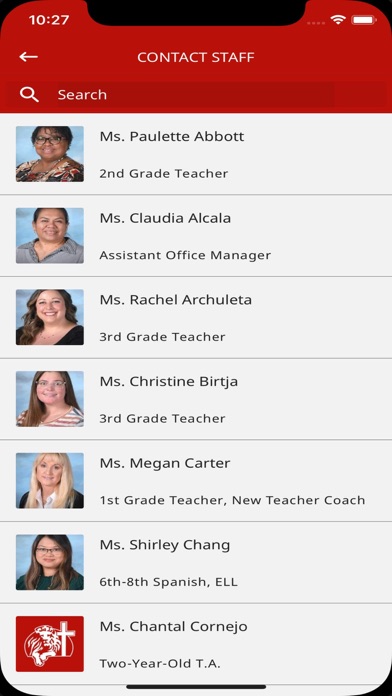 Screenshot 3 of St. Mark’s Lutheran School App