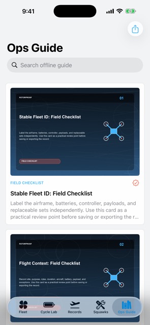 Rotorproof: Drone Ledger screenshot 5