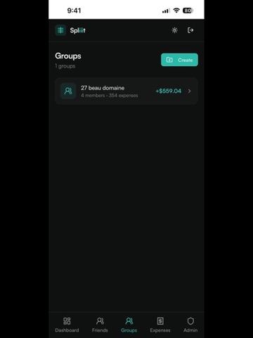 Spliiit - Split Expenses iPad screenshot