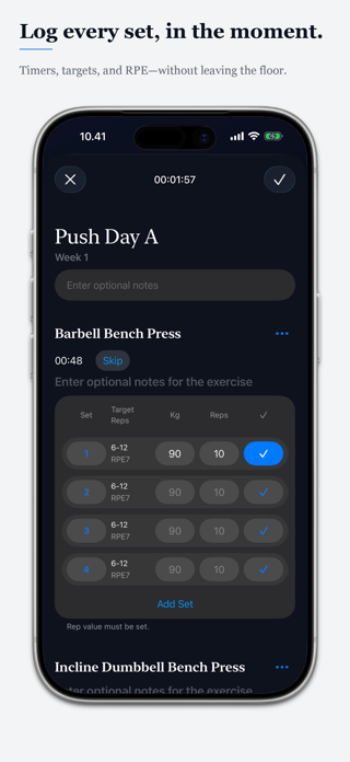 GymPath: Workout Tracker / Log Screenshot 2 of 10