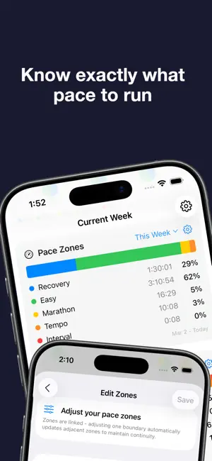 Weekly Running Tracker: Zones screenshot 4