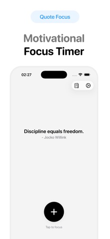 Quote Focus - Study Timer Screenshot 1 of 6