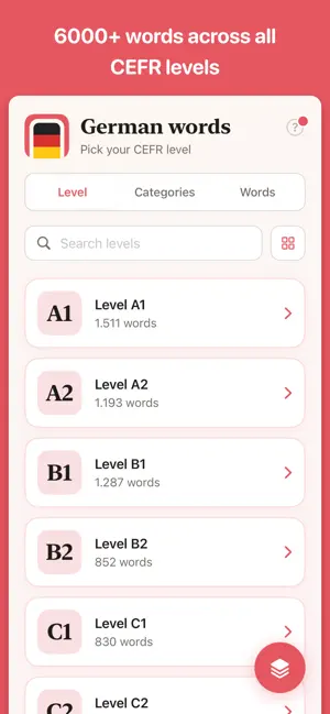 German Words Flashcards screenshot 1