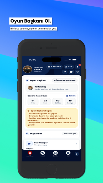 Screenshot #2 pour BaşkanOnline: GO