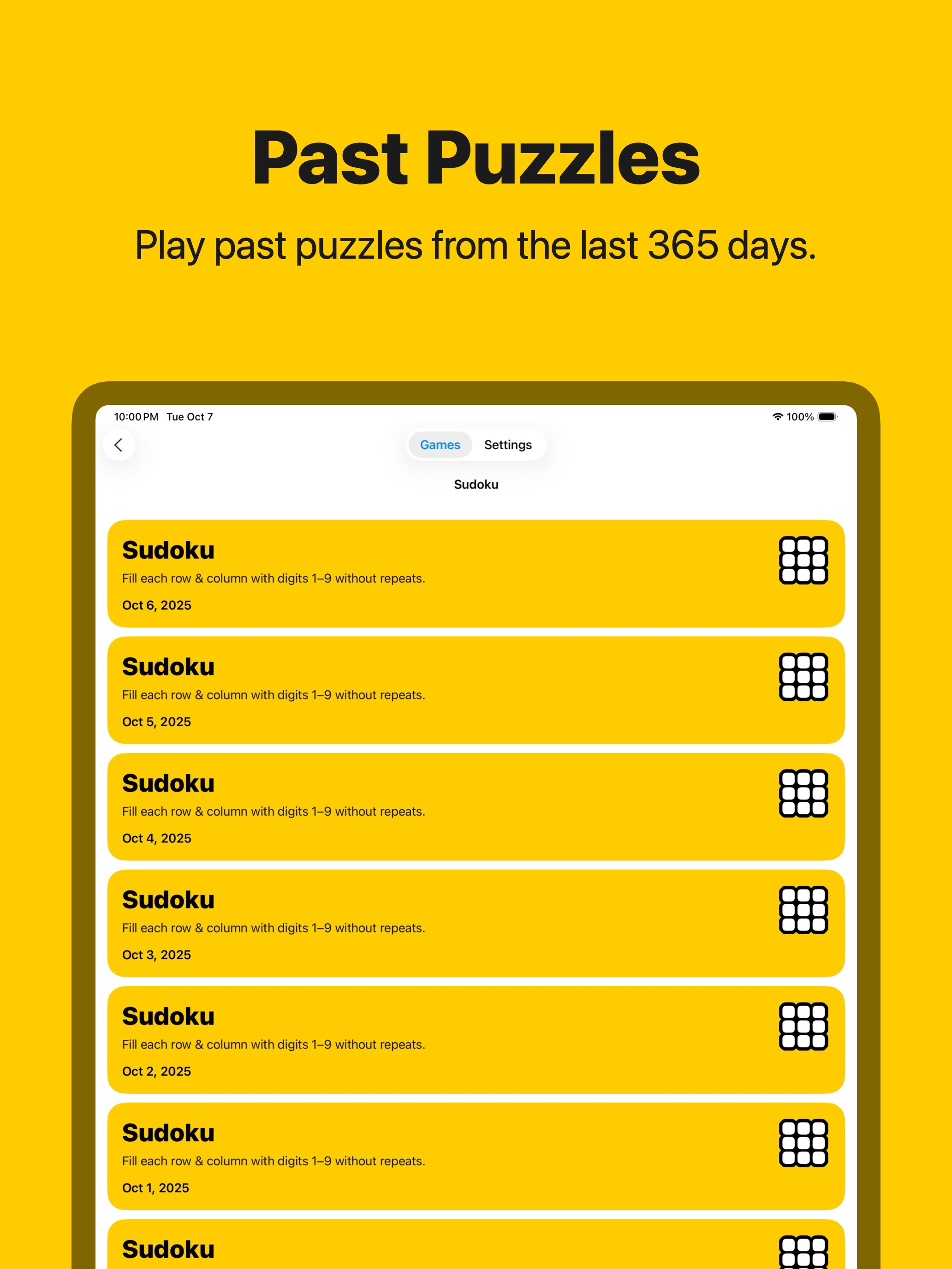 Clueo Games: Sudoku & Puzzles screenshot 10