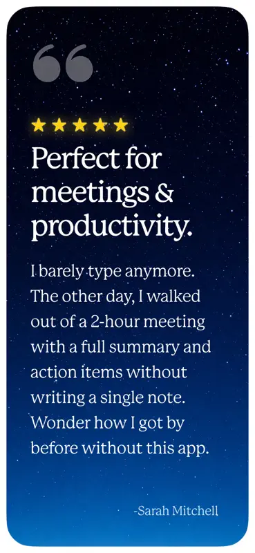 Voicenotes AI Notes & Meetings screenshot 5 of 8