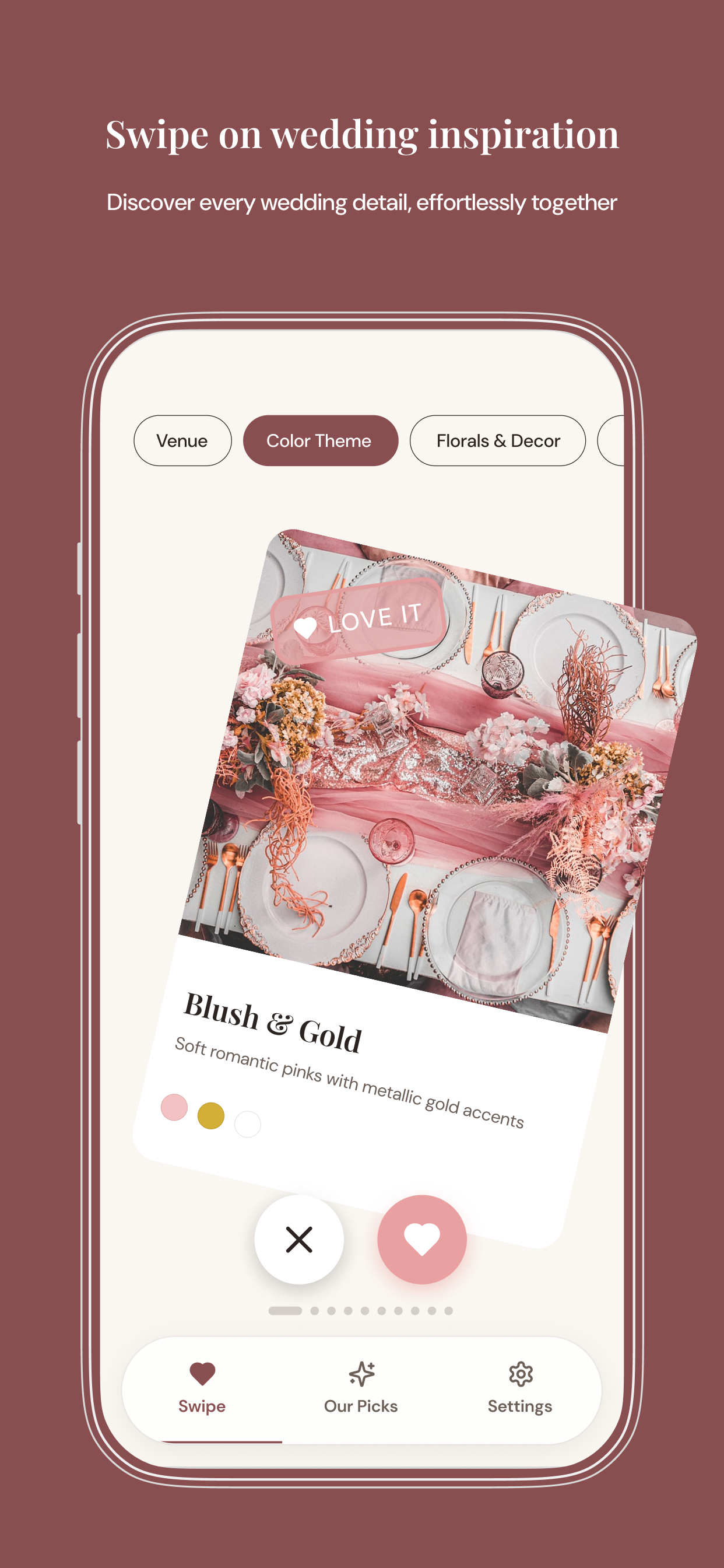 Vow & Choose: Wedding App screenshot 2