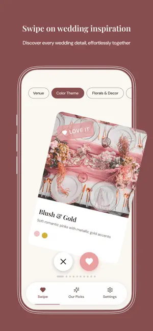 Vow & Choose: Wedding App screenshot 2